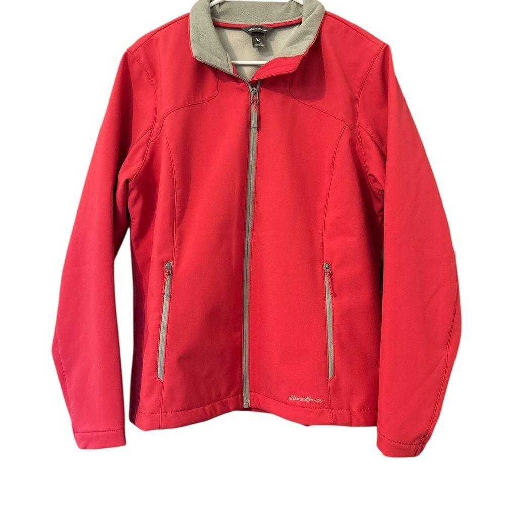 Eddie Bauer Womens Size XL Full Zip Jacket Pink